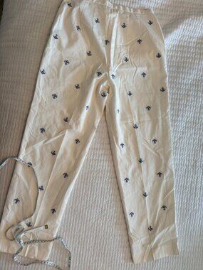 Brooks Brothers Cotton Embroided Pants